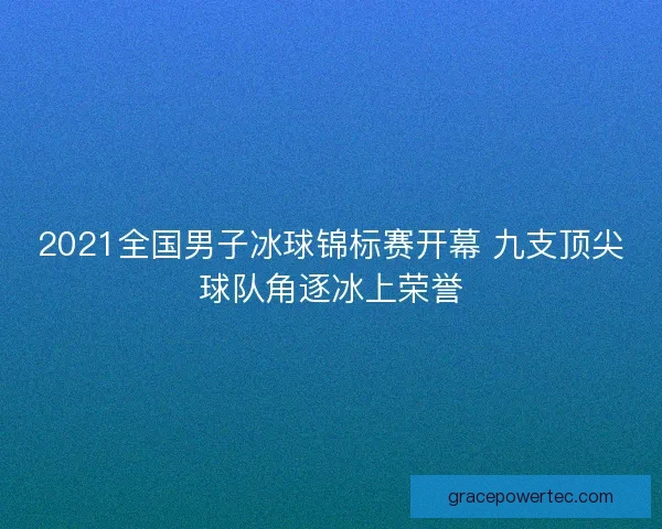 2021全国男子冰球锦标赛开幕 九支顶尖球队角逐冰上荣誉